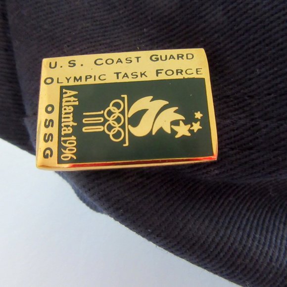 U.S. Coast Guard 1996 Olympic Security cap & pin - militaria-Olympic collectible - Picture 9 of 9